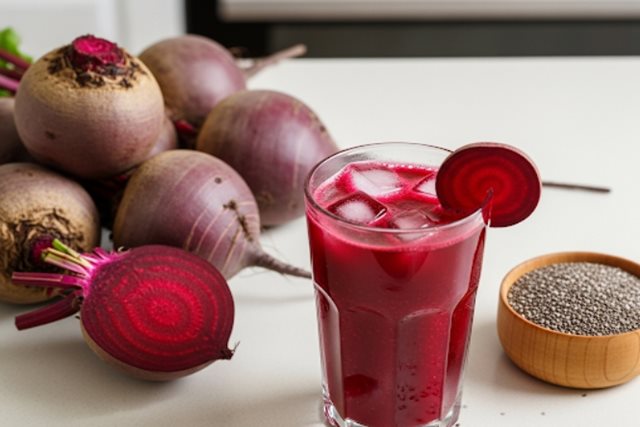 7 tác dụng bất ngờ của nước ép củ dền và hạt chia